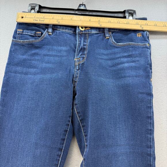 Tommy Hilfiger Jeans Women's 6 Dark Blue Greenwich Skinny Preppy Normcore - Picture 11 of 15